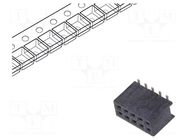 Connector: pin strips; socket; Minitek127®; female; PIN: 10; 1.27mm AMPHENOL COMMUNICATIONS SOLUTIONS