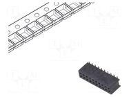 Connector: pin strips; socket; Minitek127®; female; PIN: 20; 1.27mm AMPHENOL COMMUNICATIONS SOLUTIONS