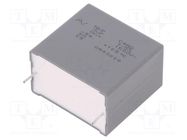 Capacitor: polypropylene; DC-Link; 3uF; ESR: 9.7mΩ; THT; ±5%; 32V/μs KEMET