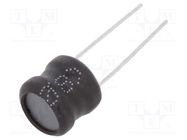 Inductor: wire; THT; 1mH; 400mA; ±10%; Ø9.5x8.5mm; vertical FERROCORE
