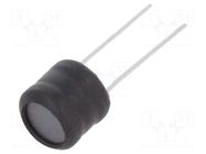 Inductor: wire; THT; 2.2mH; 400mA; ±10%; Body dim: Ø9.5x8.5mm FERROCORE