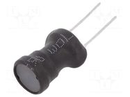 Inductor: wire; THT; 10uH; 8.5A; ±10%; Ø11.5x17.5mm; vertical FERROCORE