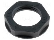 Nut; M16; polyamide; UL94V-2; 22mm; black; -20÷100°C; Thread: metric LAPP