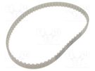Timing belt; AT10; W: 20mm; H: 5mm; Lw: 1600mm; Tooth height: 2.5mm OPTIBELT