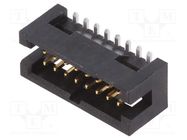 Socket; pin strips; Minitek127®; male; PIN: 16; vertical; 1.27mm Amphenol Communications Solutions