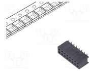 Socket; pin strips; Minitek127®; female; PIN: 16; vertical; 1.27mm Amphenol Communications Solutions