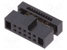 Plug; pin strips; Minitek127®; female; PIN: 10; straight; 1.27mm Amphenol Communications Solutions