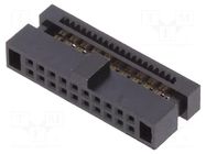 Connector: pin strips; plug; Minitek127®; female; PIN: 20; straight AMPHENOL COMMUNICATIONS SOLUTIONS