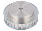 Belt pulley; AT10; W: 16mm; whell width: 31mm; Ø: 87.25mm; aluminium OPTIBELT