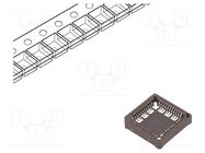 Socket: integrated circuits; PLCC44; SMT; tinned; 1A Amphenol Communications Solutions