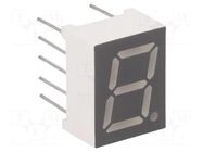 Display: LED; 7-segment; 9.9mm; 3.9"; No.char: 1; red; 30÷60mcd FORYARD