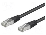 Patch cord; SF/UTP; Cat: 5e; RJ45 plug,both sides; stranded; CCA GOOBAY