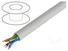 Wire; U/UTP,UNITRONIC® LAN 200; 4x2x24AWG; 5e; solid; Cu; LSZH LAPP