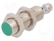 Sensor: inductive; OUT: PNP / NO; 0÷4mm; 12÷30VDC; M12; IP67; 200mA BAUMER