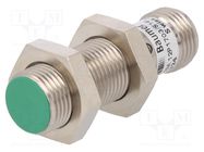 Sensor: inductive; OUT: PNP / NO; 0÷4mm; 10÷30VDC; M12; IP67; 200mA BAUMER