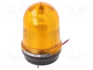 Signaller: lighting; amber; MFL; 10÷30VDC; Light source: LED; IP65 QLIGHT