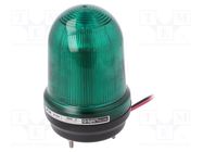 Signaller: lighting; green; MFL; 10÷30VDC; Light source: LED; IP65 QLIGHT
