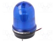 Signaller: lighting; flashing light,continuous light; blue; IP65 QLIGHT