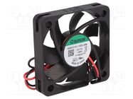 Fan: DC; axial; 12VDC; 50x50x10mm; 21.97m3/h; 30.7dBA; slide; 26AWG SUNON