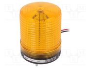 Signaller: lighting; flashing light; amber; S80LS; 10÷30VDC; IP65 QLIGHT