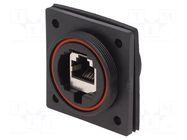 Coupler; socket; Buccaneer Ethernet; PIN: 8; Cat: 6a; shielded; 8p8c BULGIN