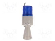 Signaller: lighting-sound; 24VDC; bulb; blue; IP54; Ø86x233mm QLIGHT