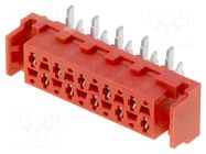 Connector: Micro-MaTch; socket; female; PIN: 10; vertical; SMT; 2x5 TE Connectivity