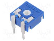 Potentiometer: mounting; single turn,horizontal; 1kΩ; 0.15W; ±20% ACP