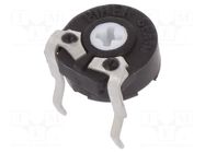 Potentiometer: mounting; single turn,horizontal; 500kΩ; 100mW PIHER