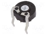 Potentiometer: mounting; single turn,horizontal; 500Ω; 100mW PIHER
