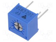 Potentiometer: mounting; single turn,horizontal; 1kΩ; 500mW; ±10% VISHAY