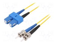 Fiber patch cord; OS2; SC/UPC,ST/UPC; 2m; 9/125um; LSZH; blue LAPP