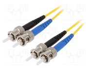 Fiber patch cord; OS2; ST/UPC,both sides; 2m; LSZH; yellow LAPP