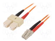 Fiber patch cord; OM1; LC/UPC,SC/UPC; 2m; LSZH; orange LAPP