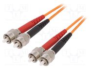 Fiber patch cord; OM2; FC/UPC,both sides; 2m; LSZH; orange LAPP