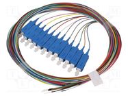 Optic fiber pigtail; OS2; SC/UPC; 2m; Optical fiber: 9/125um; LSZH 