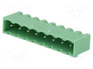 Pluggable terminal block; 5.08mm; ways: 8; straight; socket; male PHOENIX CONTACT