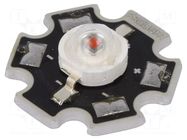 Power LED; amber; STAR; 130°; 350mA; 587÷597nm; 51.7÷58.9lm; 1W ProLight Opto