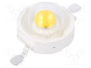 Power LED; white warm; 130°; 700mA; Pmax: 3W; 92.9÷250.9lm; Proeon ProLight Opto