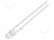 LED; 3mm; yellow; 15000÷20000mcd; 30°; Front: convex; 2÷2.6V OPTOSUPPLY