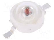 Power LED; red; EMITER; 130°; 350mA; 613.5÷631nm; 51.7÷58.9lm; 1W ProLight Opto