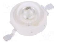 Power LED; blue; EMITER; 130°; 700mA; 455÷475nm; 39.8÷55lm; 3W ProLight Opto