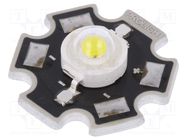 Power LED; STAR; white cold; 130°; 700mA; Pmax: 3W; 249.6÷324.5lm ProLight Opto