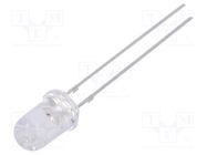 LED; 5mm; green; 25000÷30000mcd; 15°; Front: convex; 2.9÷3.6V OPTOSUPPLY