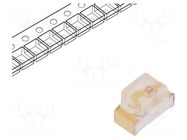 LED; yellow; SMD; 0603; 3÷8mcd; 2.1÷2.5VDC; 1.6x0.8x1.1mm; 150° KINGBRIGHT ELECTRONIC