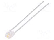 LED; white warm; rectangular; 3.2x2x4.15mm; 780÷1300mcd; 130° LUCKYLIGHT