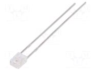 LED; yellow; rectangular; 3.2x2x4.15mm; 90÷160mcd; 130°; 20mA LUCKYLIGHT