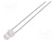 LED; 3mm; red; 600÷1000mcd; 30°; Front: convex; 1.6÷2.4V LUCKYLIGHT