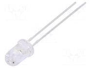 LED; red; 5mm; 8500÷14000mcd; 15°; Front: convex; 1.6÷2.4VDC LUCKYLIGHT