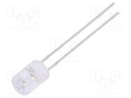 LED; 5mm; red; 270÷460mcd; 110°; Front: flat; 1.6÷2.4V; No.of term: 2 LUCKYLIGHT